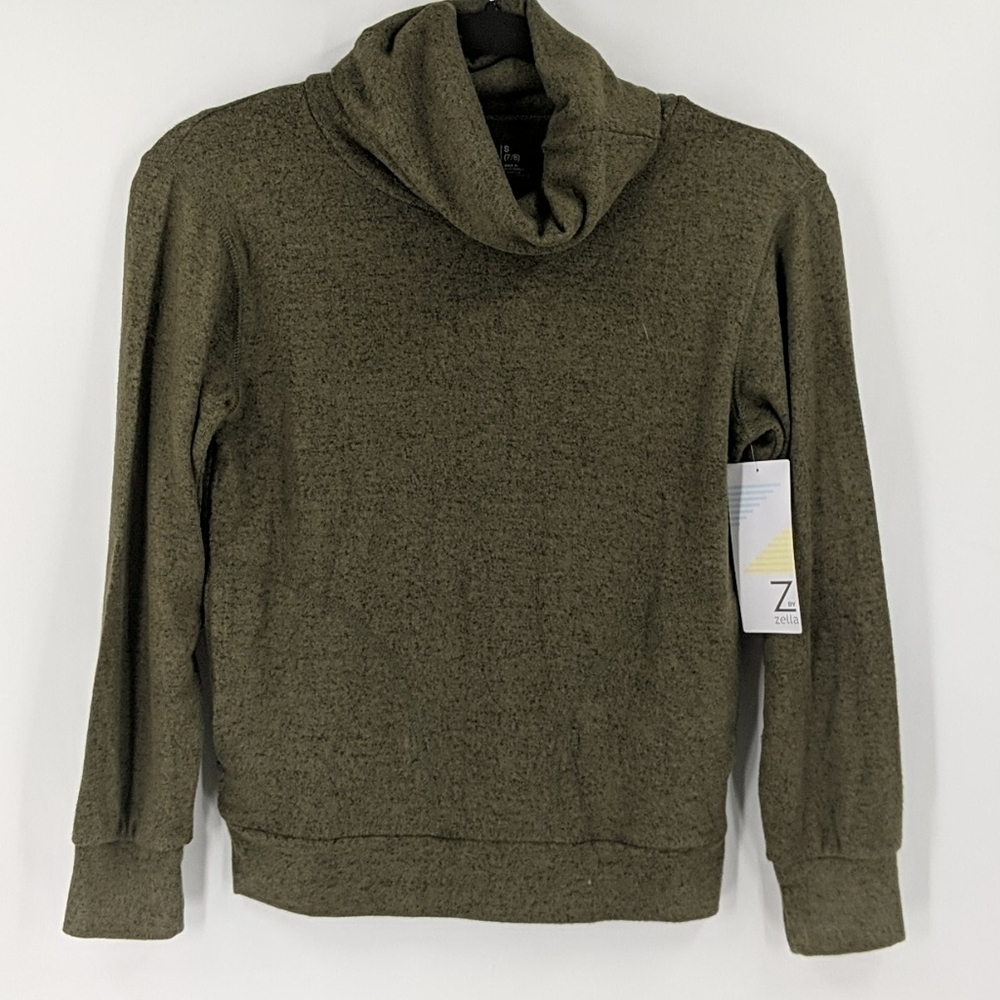 NWT Girls Z by ZELLA Fuzzy Turtleneck